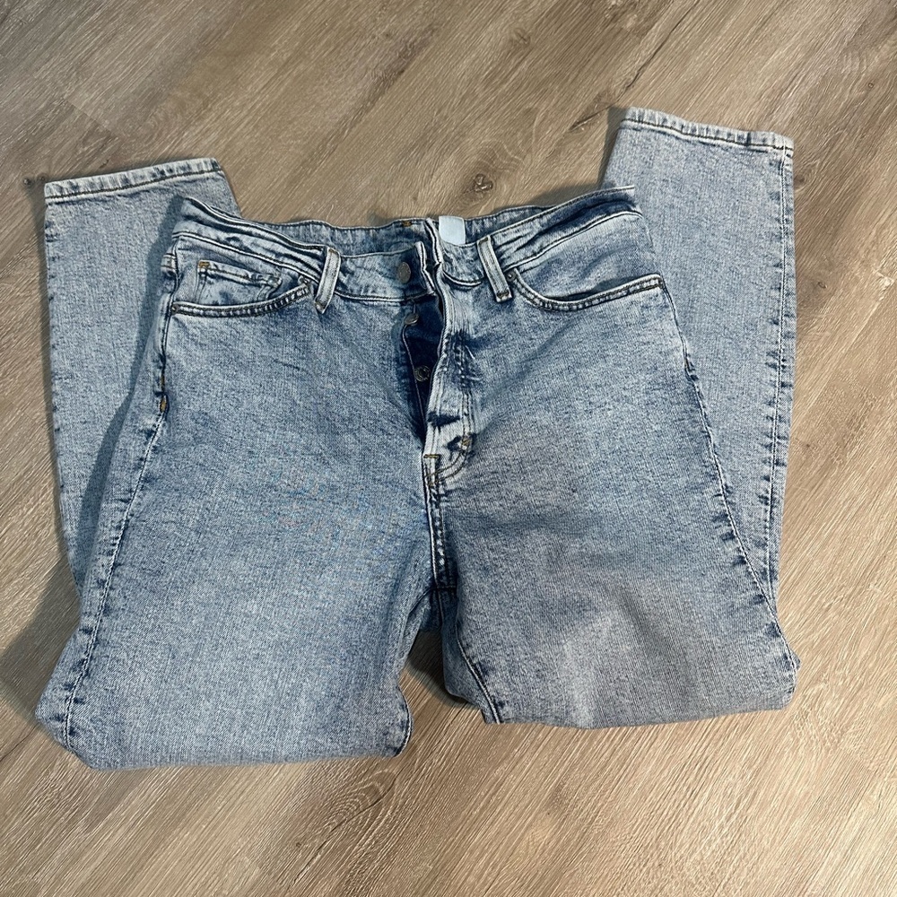 💕& Denim Light Wash Denim Jeans Size 10